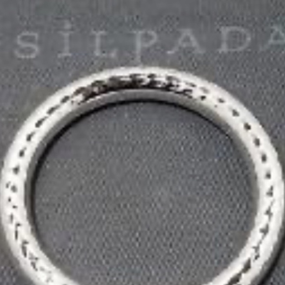 Silpada Vintage .925 Sterling Silver Stunning Thick Hammered Bangle Bracelet - Picture 5 of 5